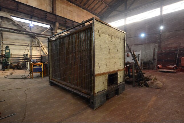 Твердотопливный котел 1.0 МВт - изготовление